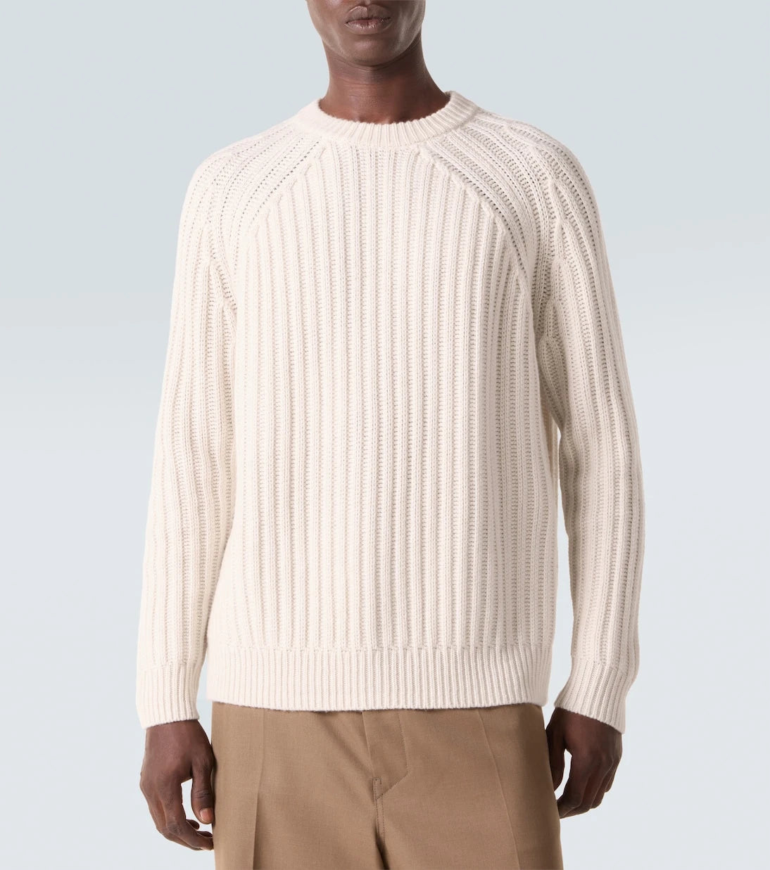 Allude - Ribbed-knit wool and cashmere sweater