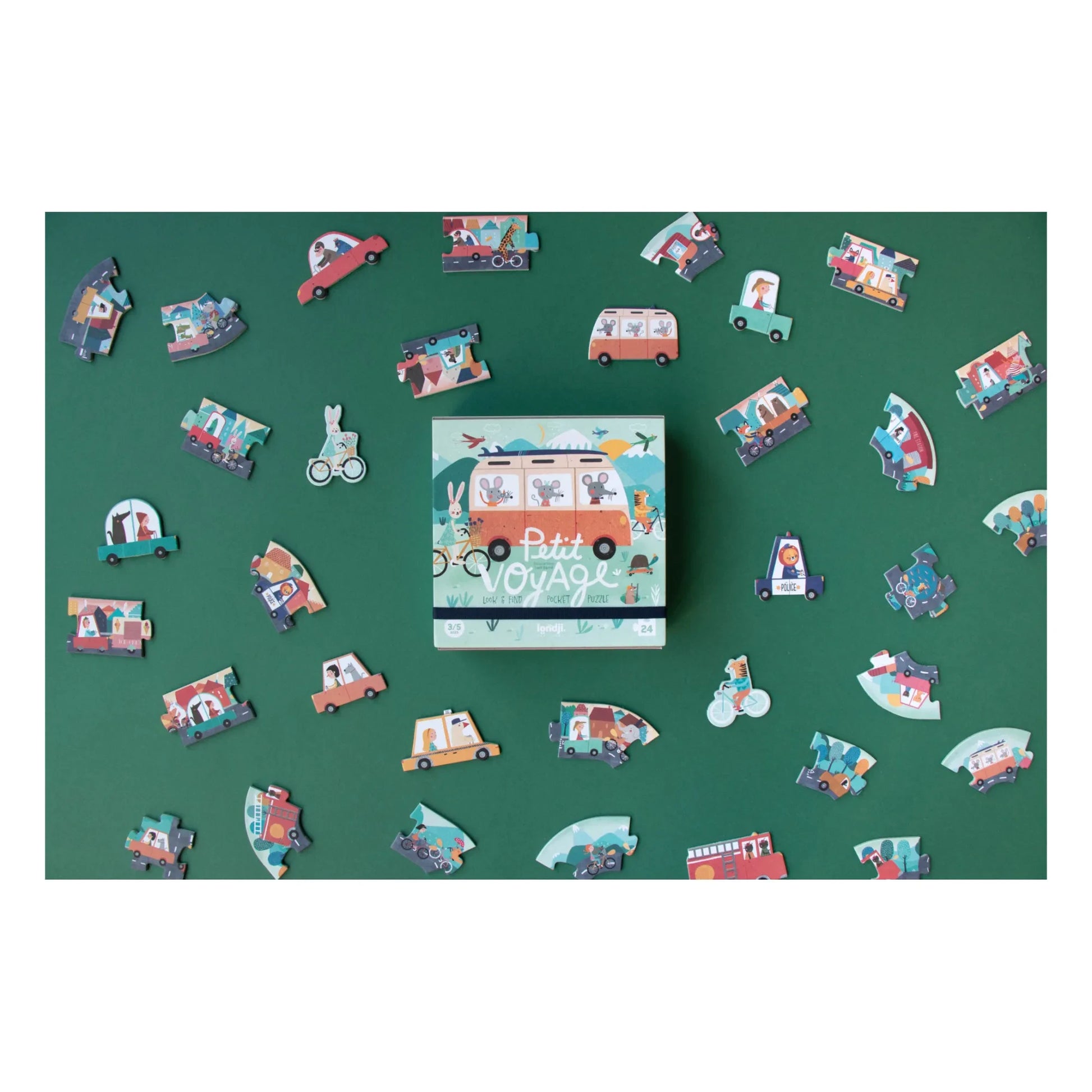 Londji - Petit Voyage Puzzle - 24 pieces