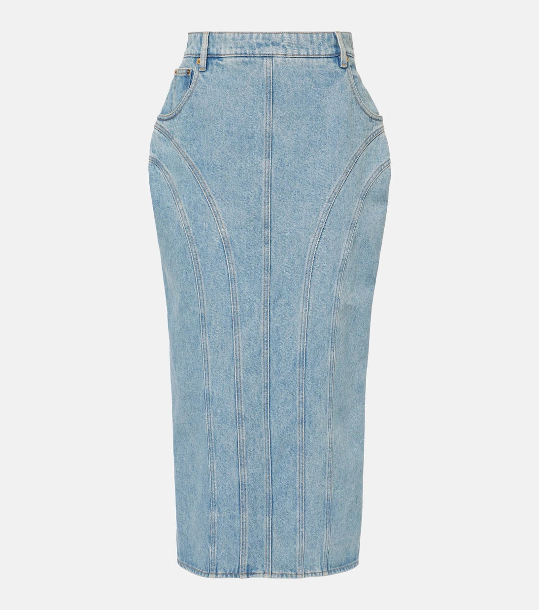 Nina Ricci - Denim midi skirt
