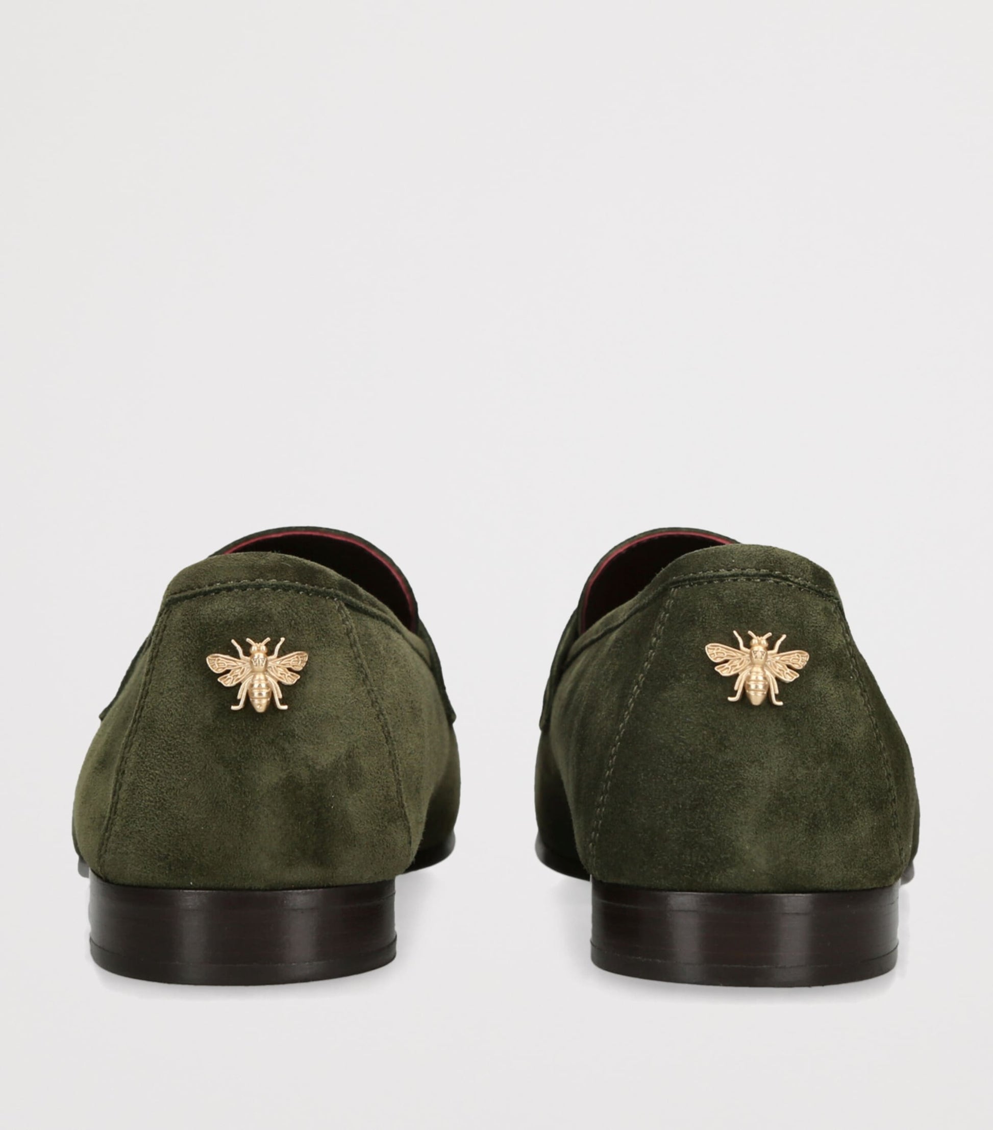 Bougeotte Green Suede Flaneur Loafers