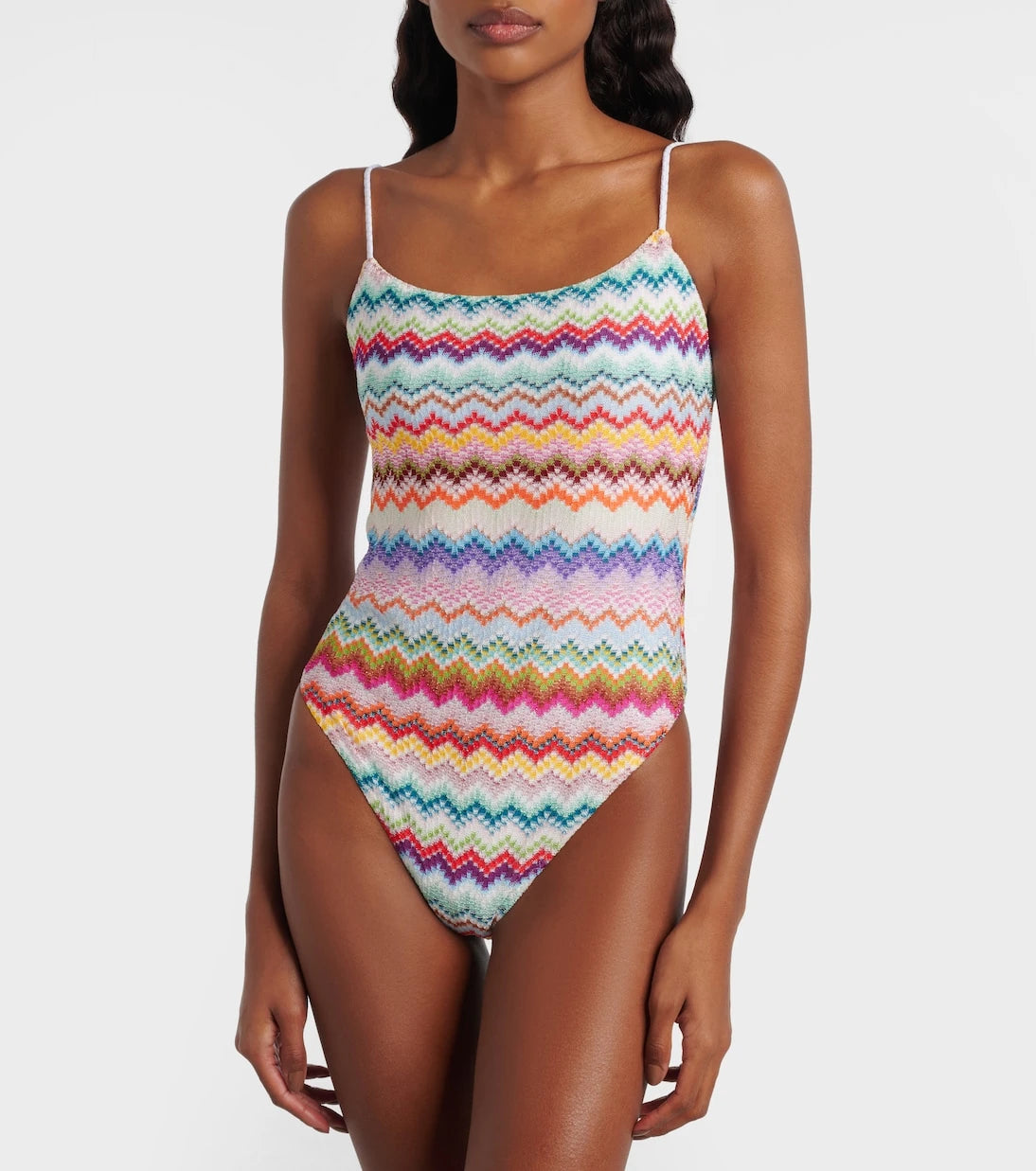 Missoni - Zig Zag lamé swimwsuit