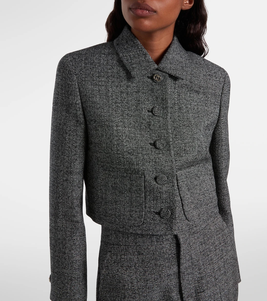 Gucci - Cropped wool jacket