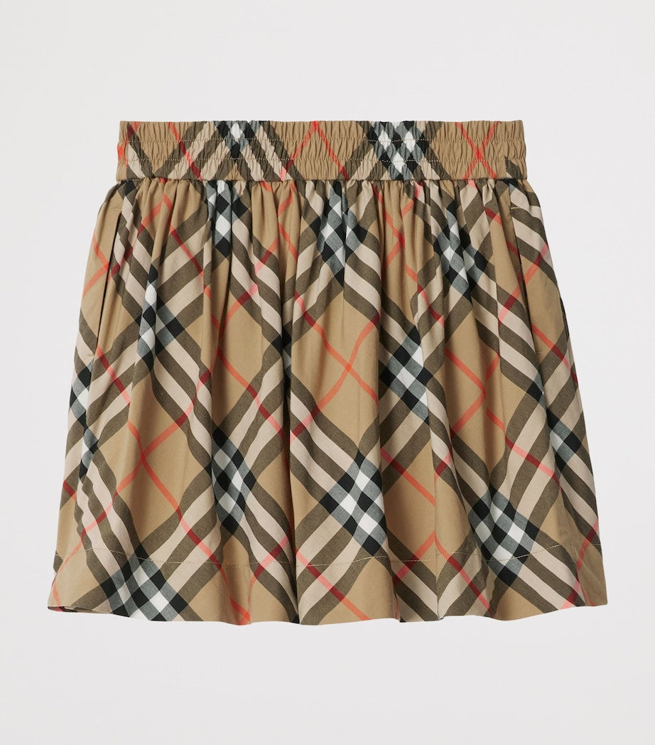 Burberry Kids Cotton Check Skirt (3-12 Years)