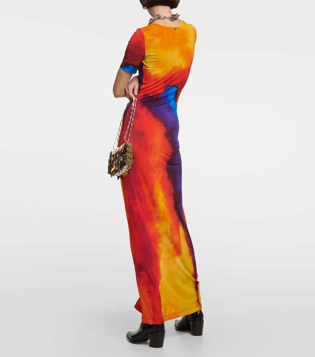 Rabanne - Printed maxi dress