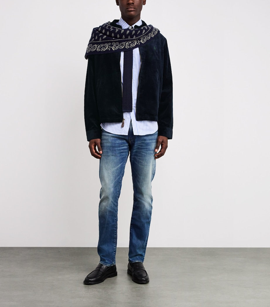 Polo Ralph Lauren Navy Cotton Corduroy Wynton Jacket