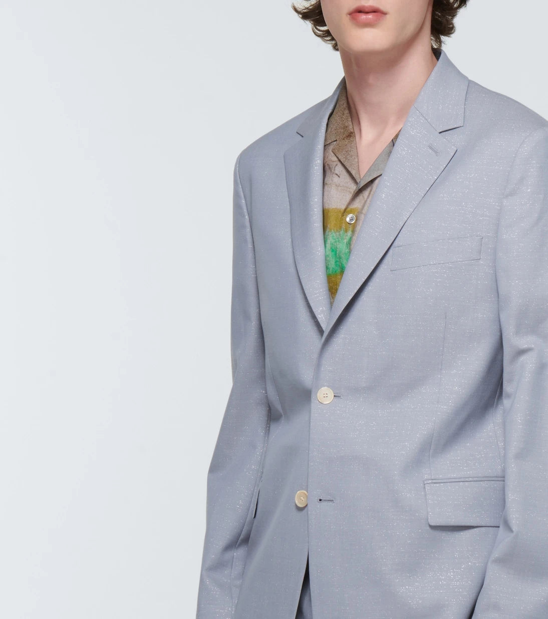 Acne Studios - Tek sıra düğmeli yünlü blazer