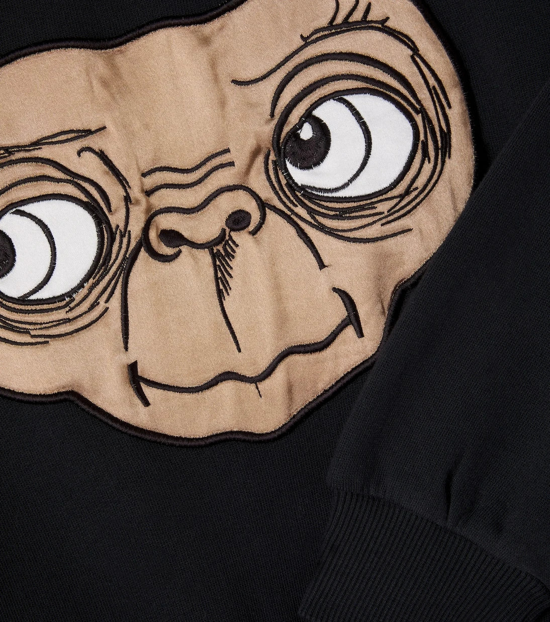 Mini Rodini - سويت شيرت قطني مزين برقعة E.T.