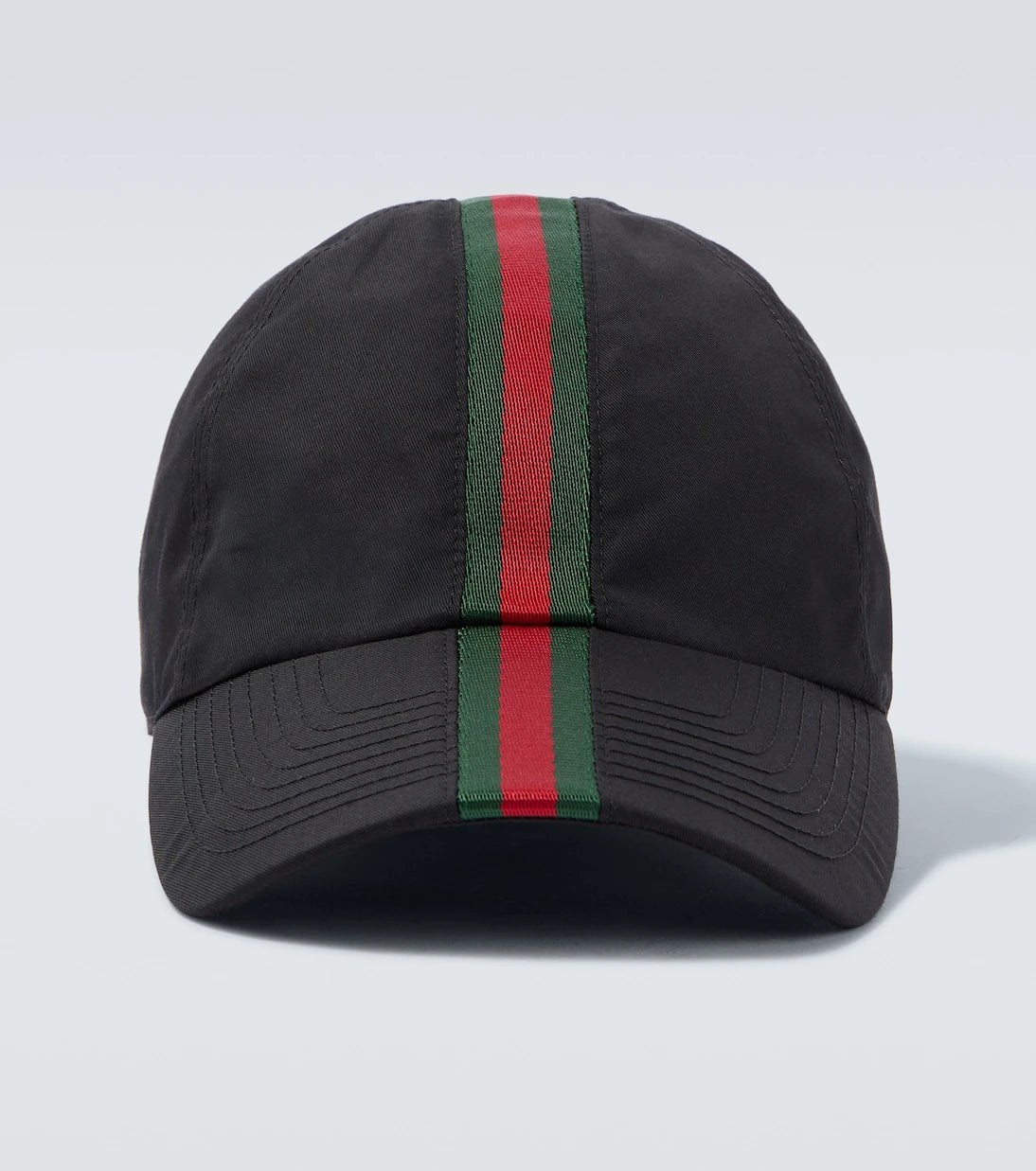 Gucci - Web Stripe canvas baseball cap