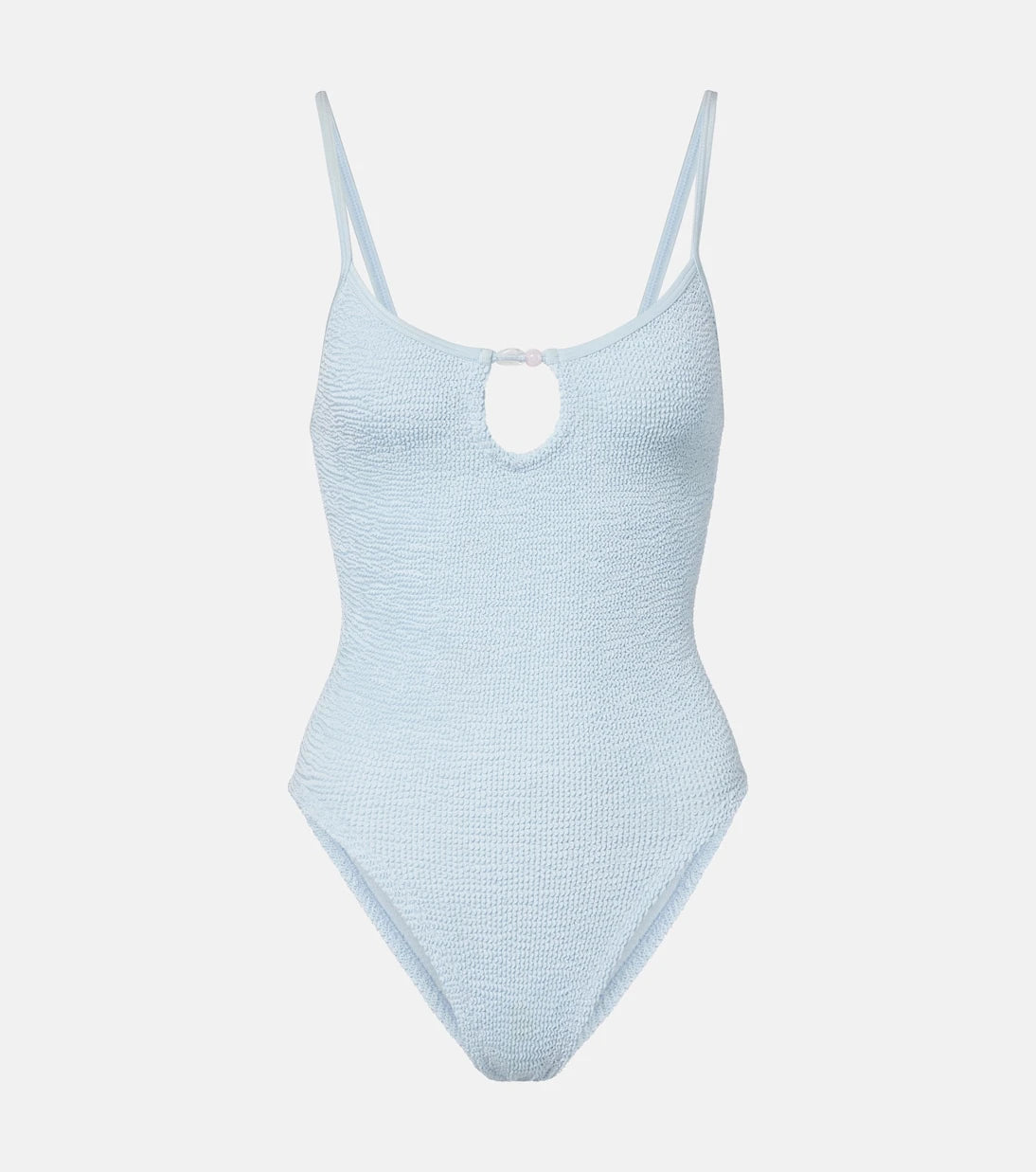 Hunza G - Mia beaded cutout swimsuit