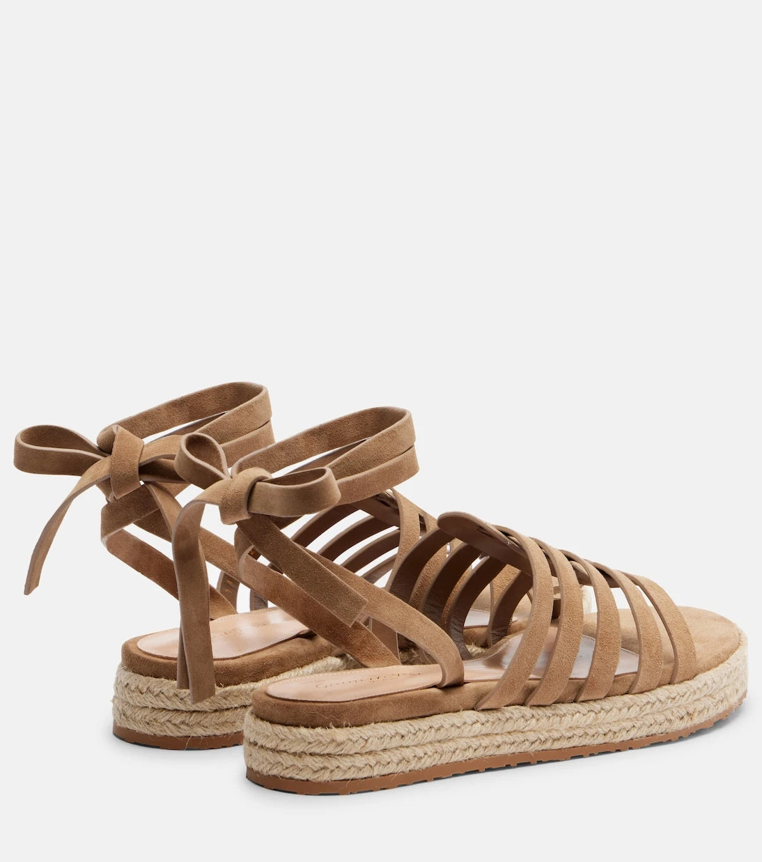 Gianvito Rossi - Pompei suede espadrille sandals