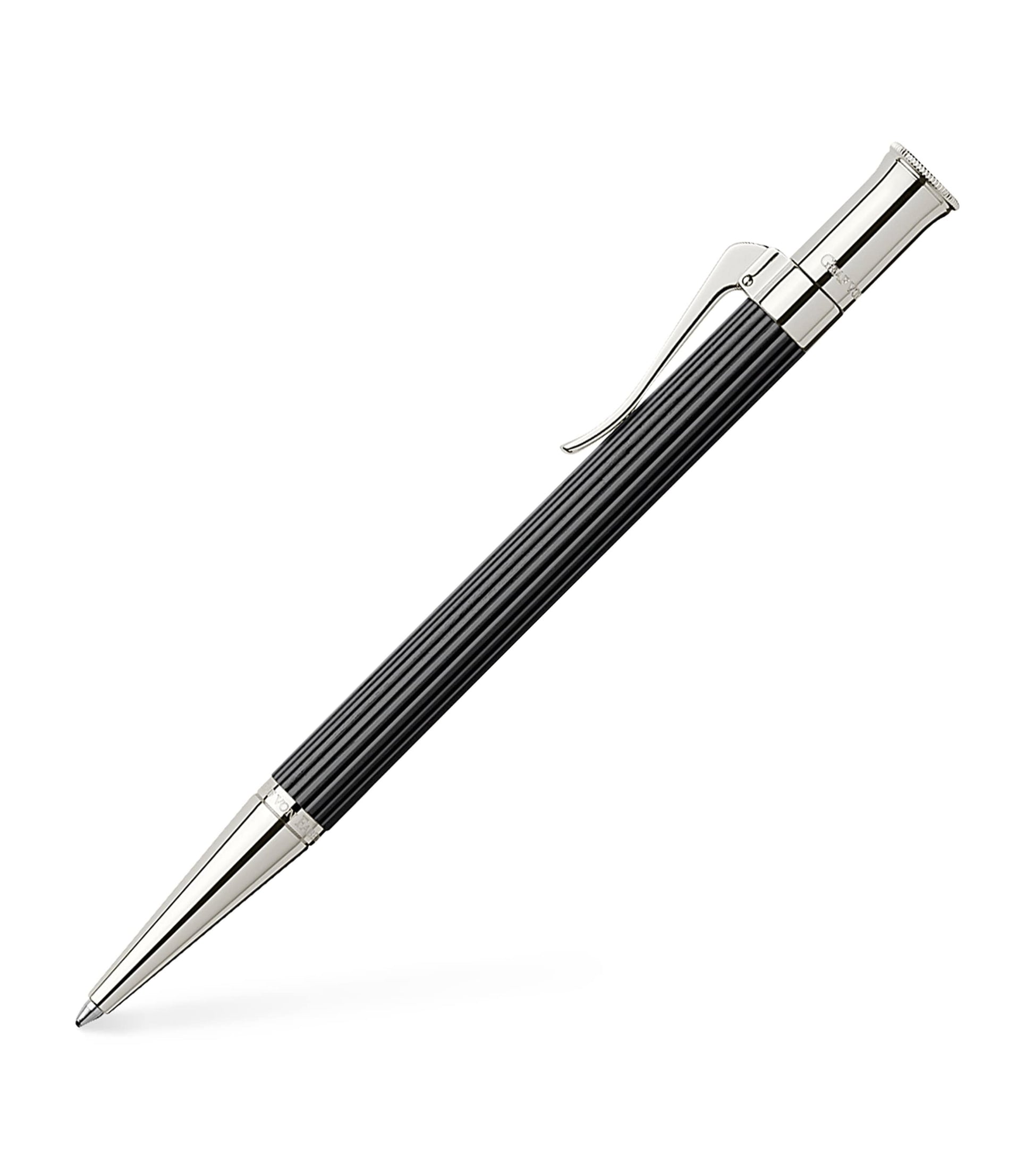 Graf von Faber-Castell Wood and Platinum-Plated Classic Propelling Ballpoint Pen