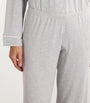 Grey Gisele Long Piped Pyjama Set