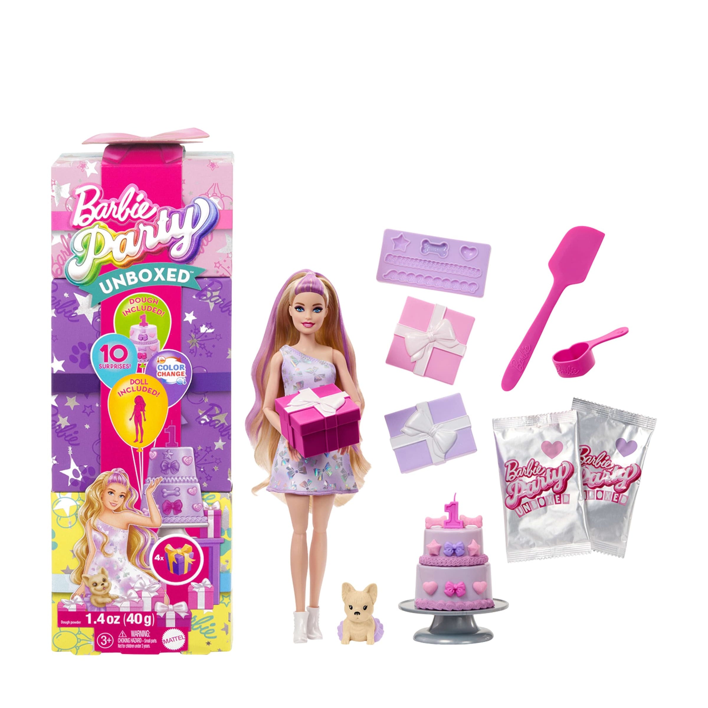 Party Unboxed Pet Birthday Doll and Accessories