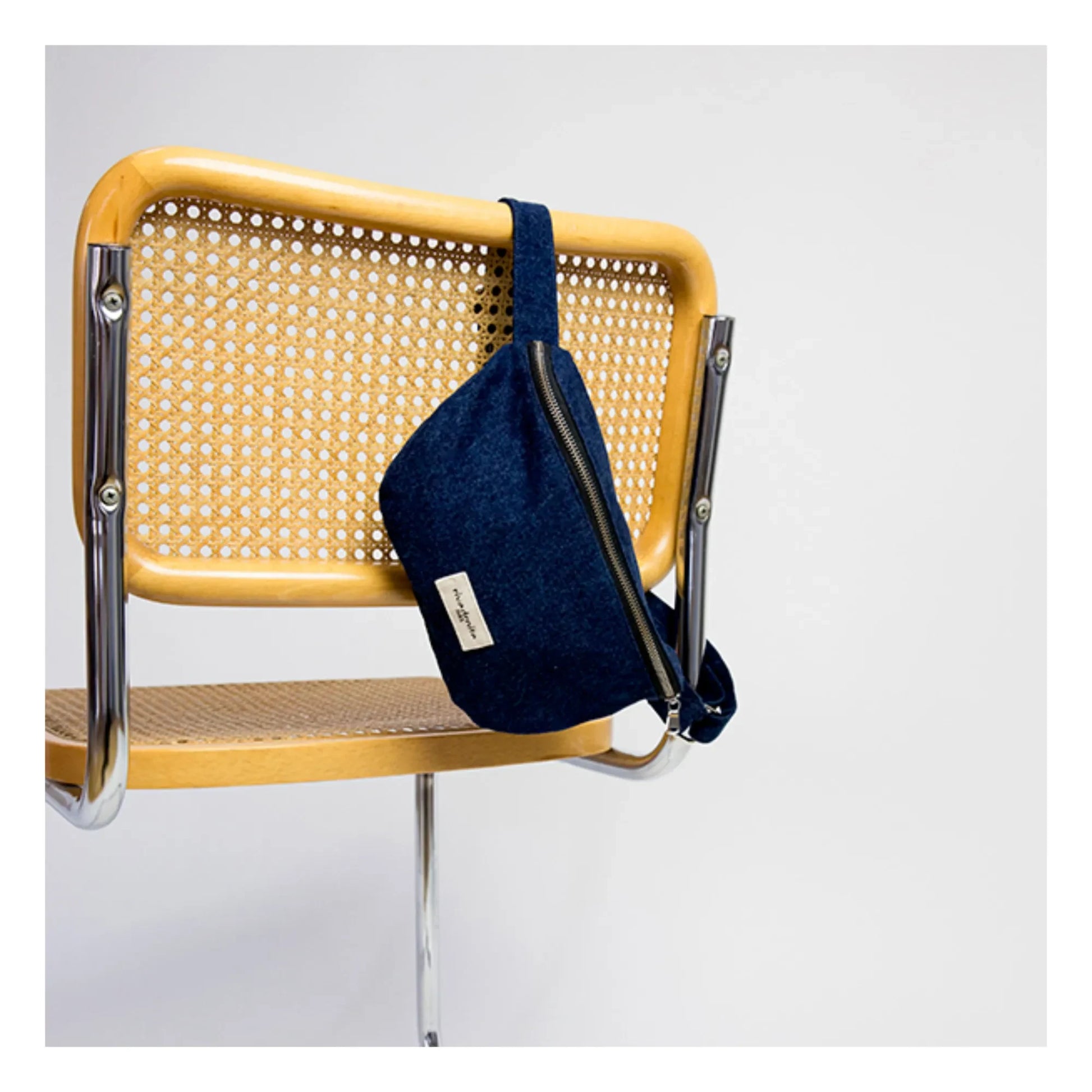 rivedroite - Custine Recycled Denim Bumbag  | Denim brut