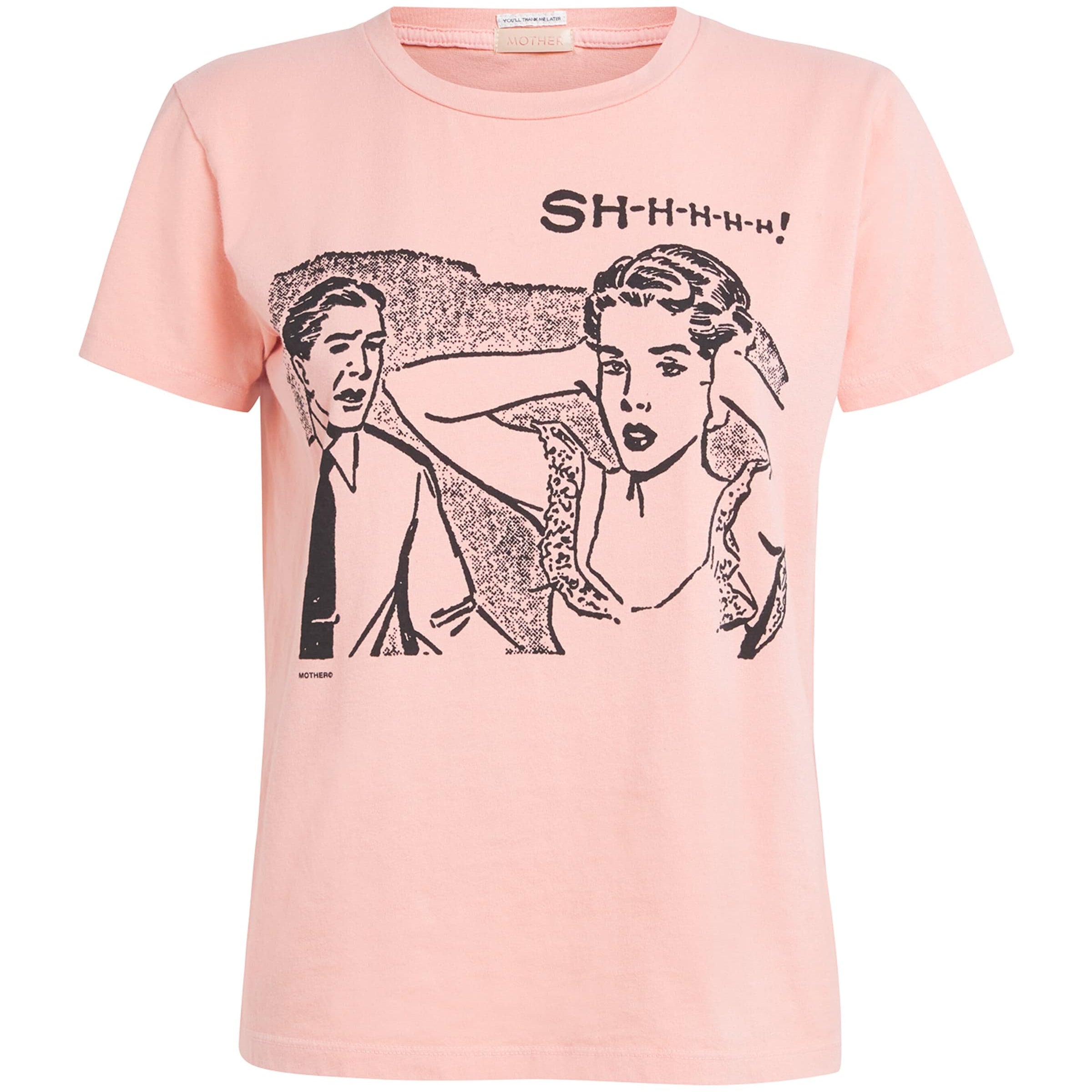 MOTHER Pink The Boxy Goodie T-Shirt