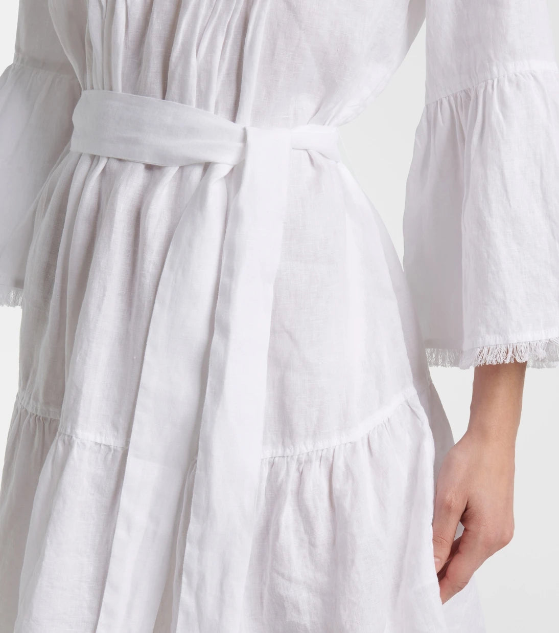 Heidi Klein - Belted linen kaftan
