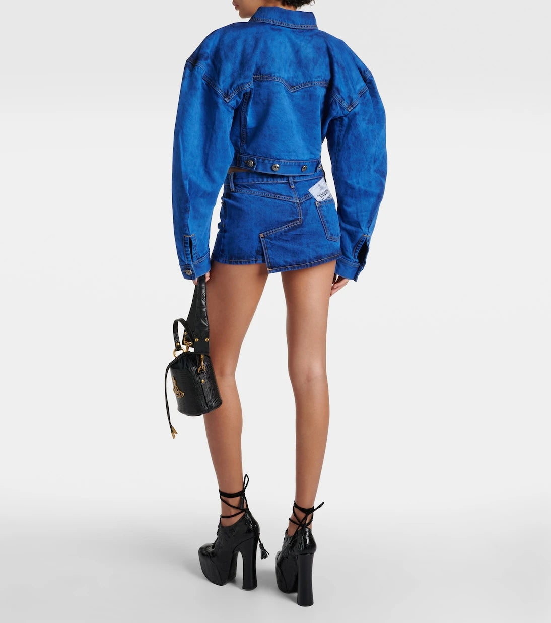 Vivienne Westwood - Low-rise denim miniskirt