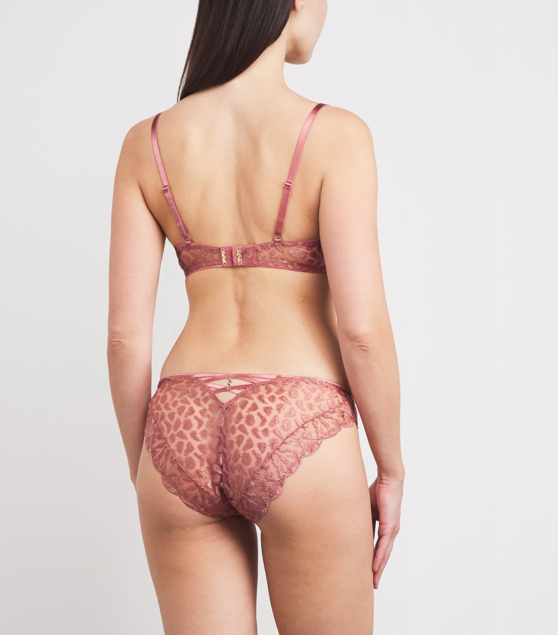 Pink Crazy in Love Triangle Bra