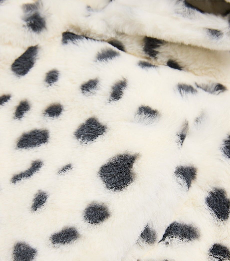 MORI Faux-Fur Dalmatian Print All-in-One (0-24 Months)
