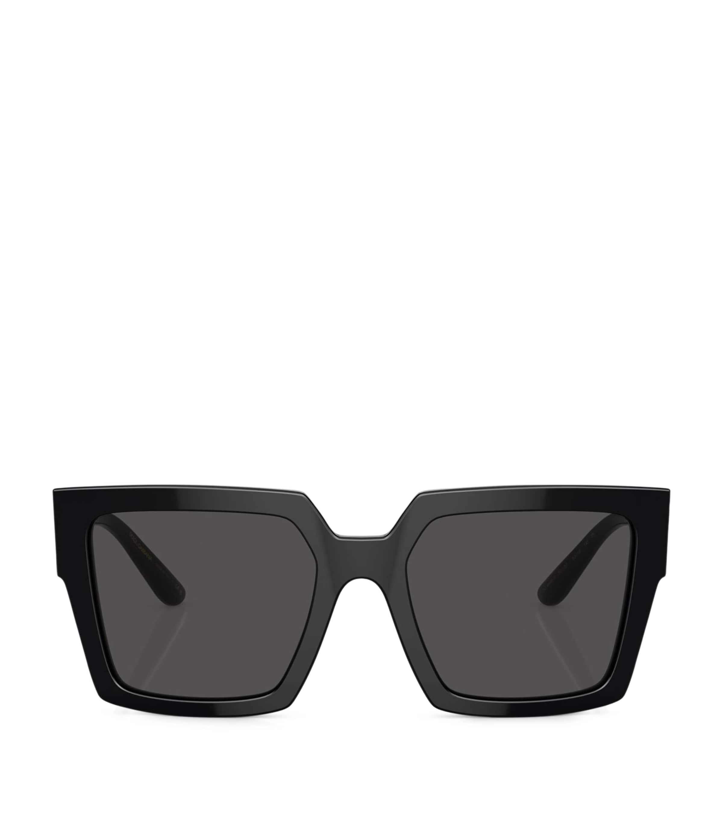Black Square Logo Sunglasses