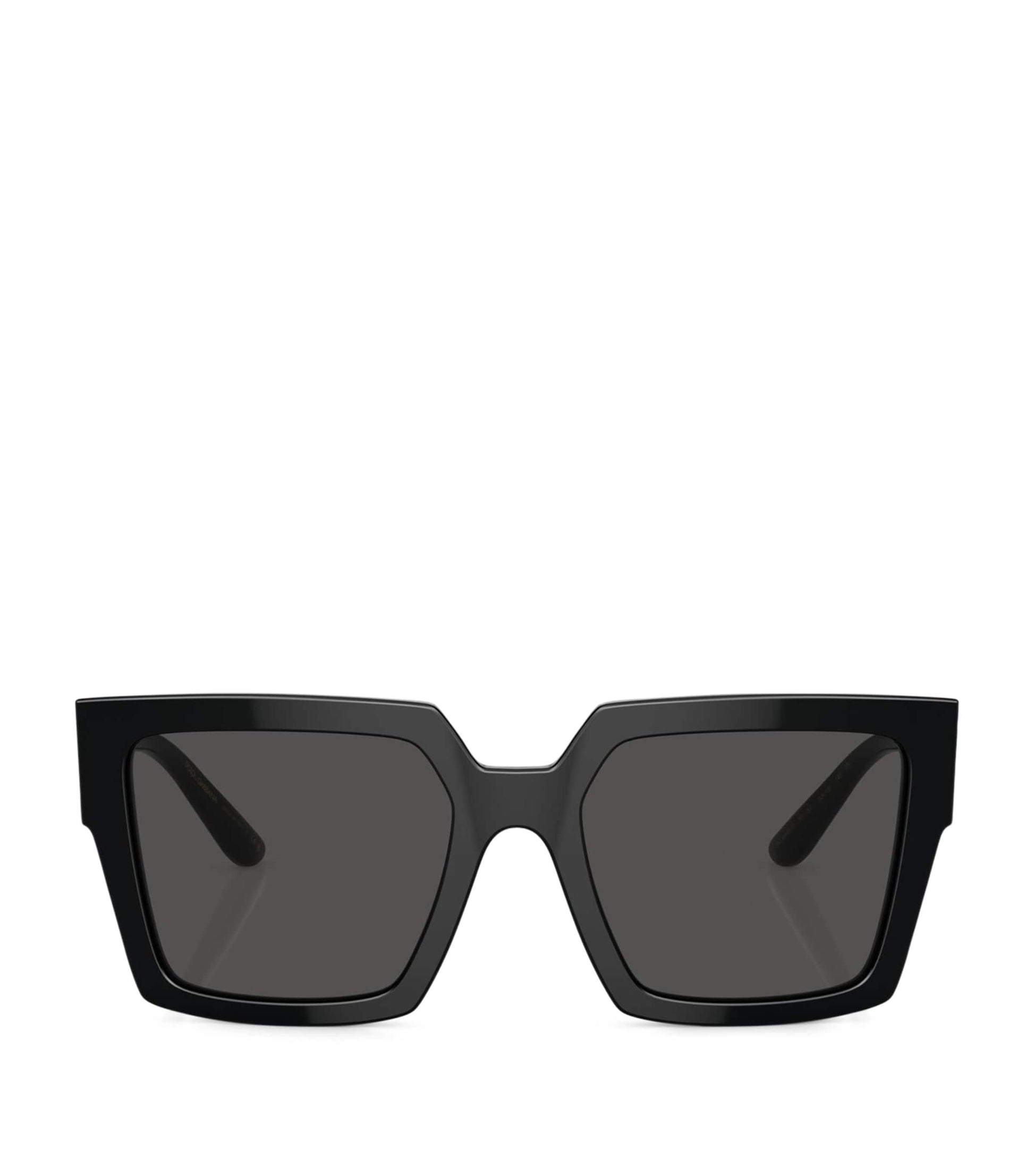 Black Square Logo Sunglasses