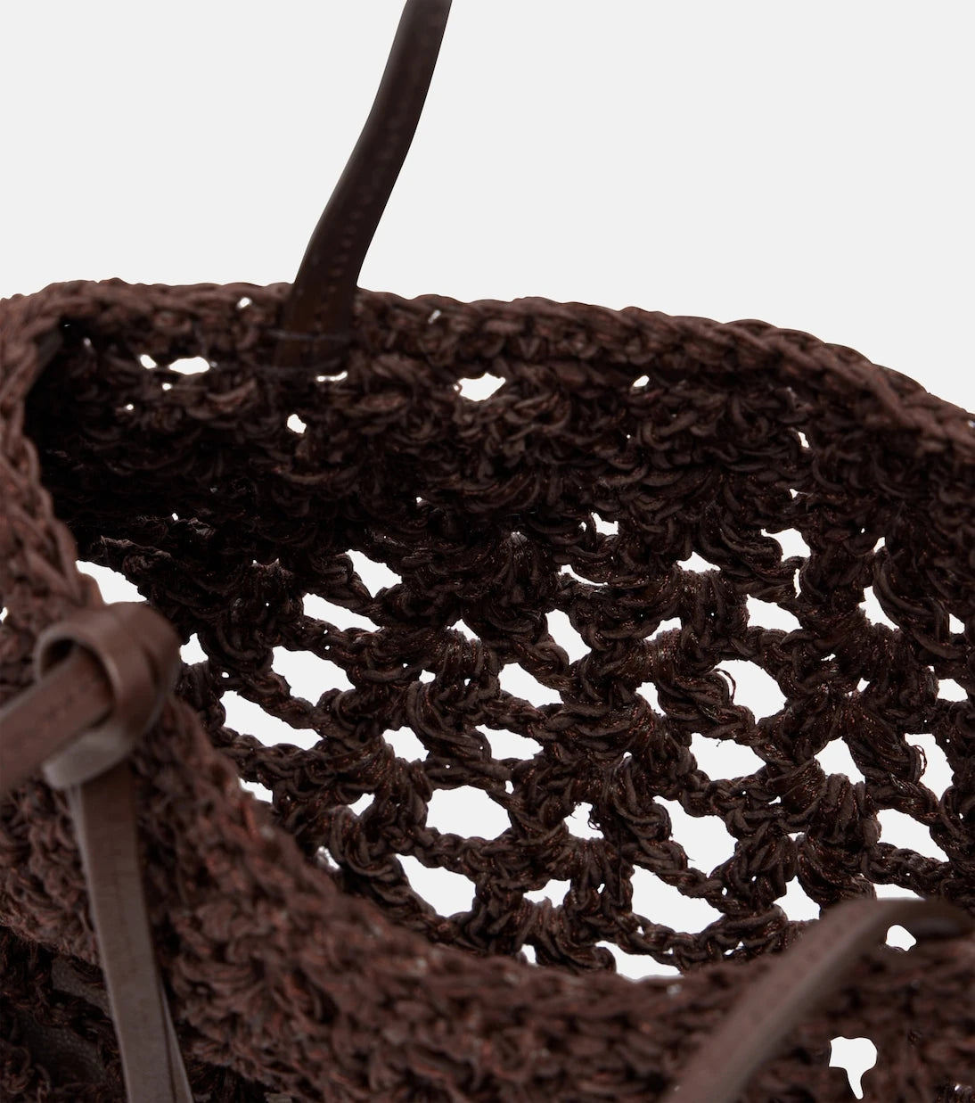 Magda Butrym - Maya Small crochet leather top-handle bag