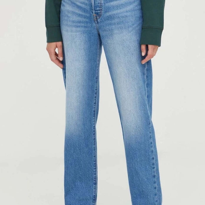 Дънки Levi's RIBCAGE STRAIGHT ANKLE