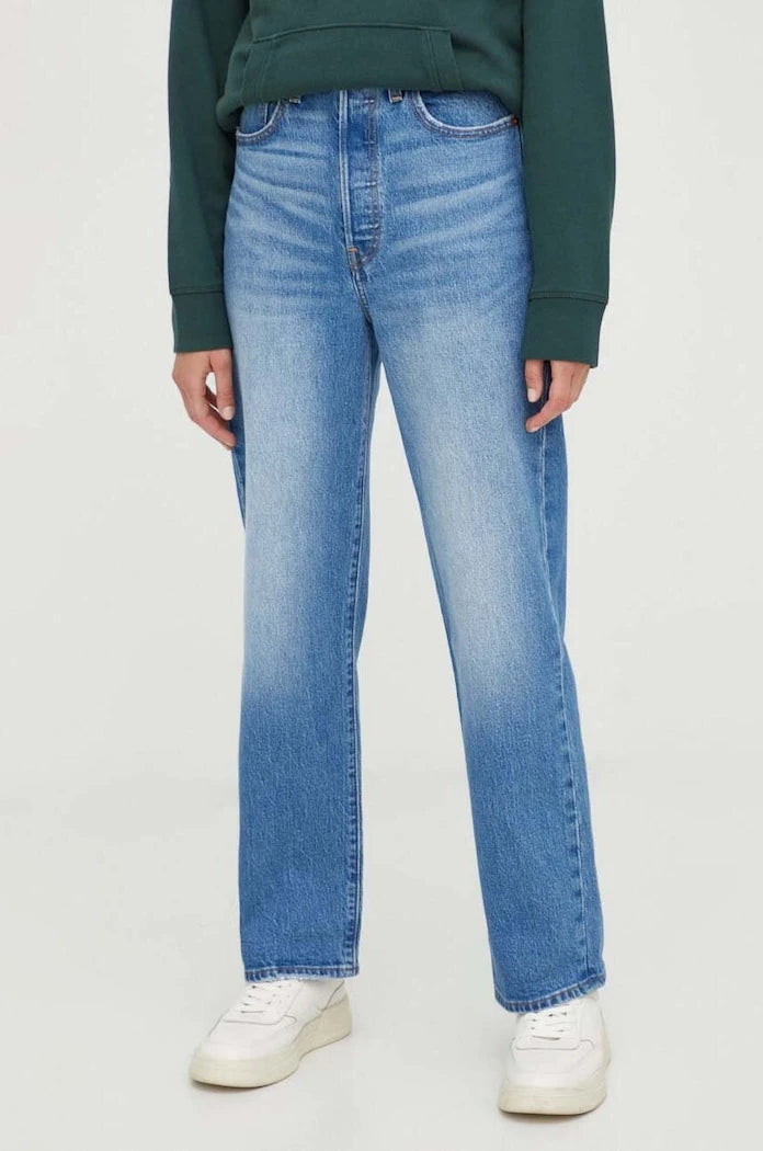 Дънки Levi's RIBCAGE STRAIGHT ANKLE