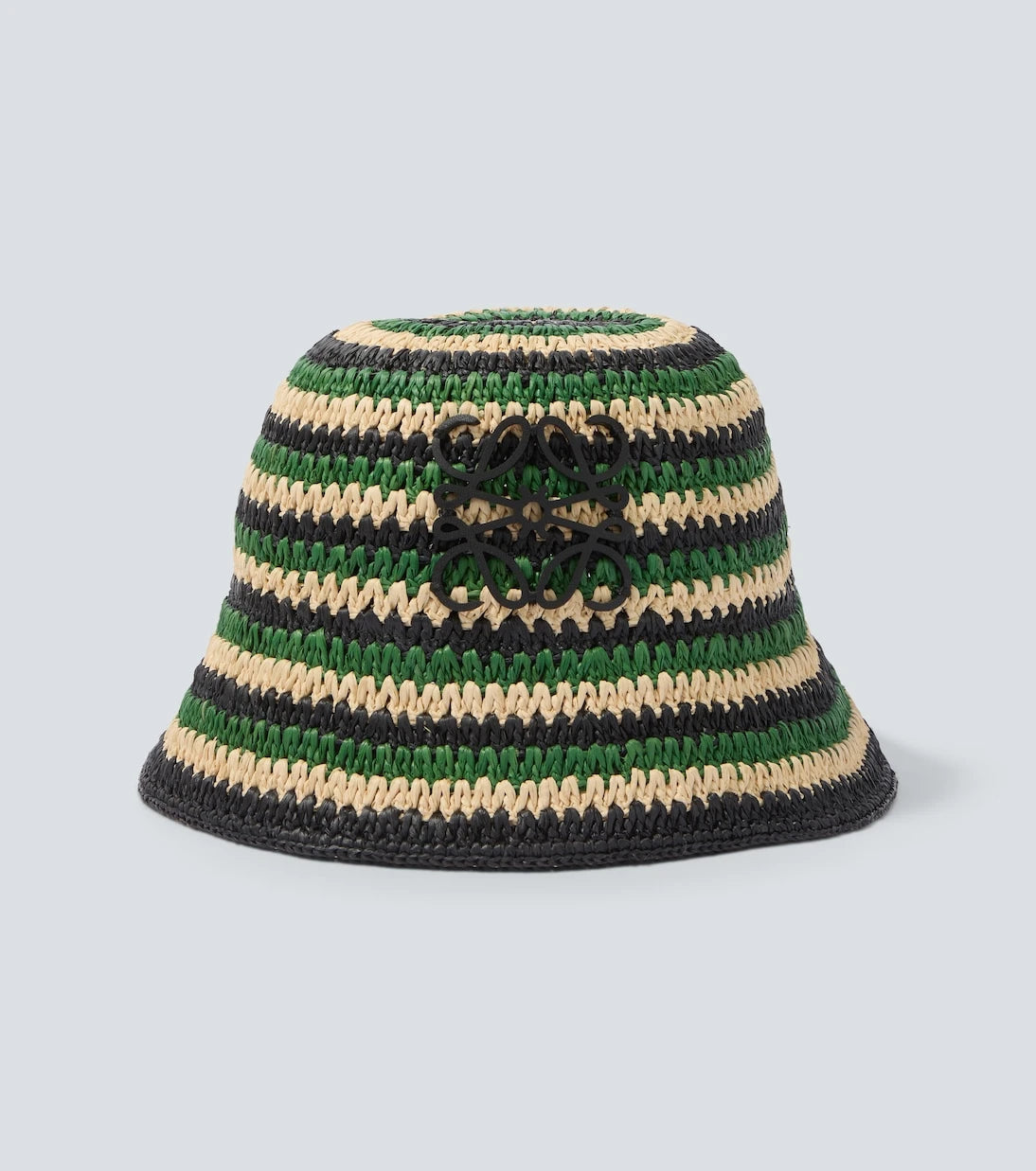 Loewe - Paula's Ibiza striped raffia bucket hat