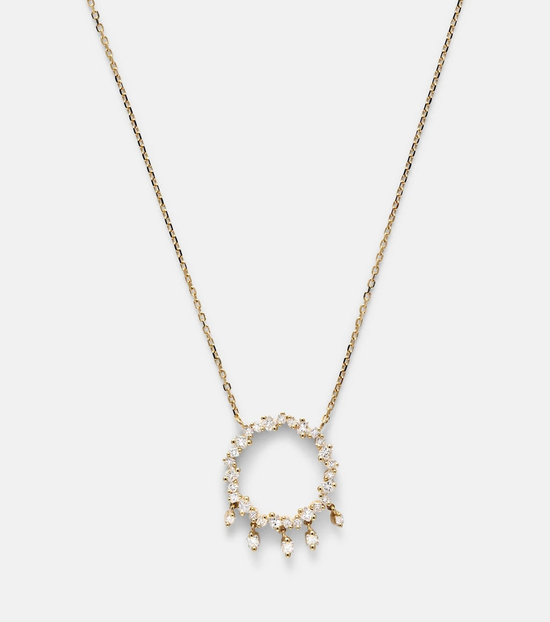 Suzanne Kalan - 18kt gold necklace with diamonds