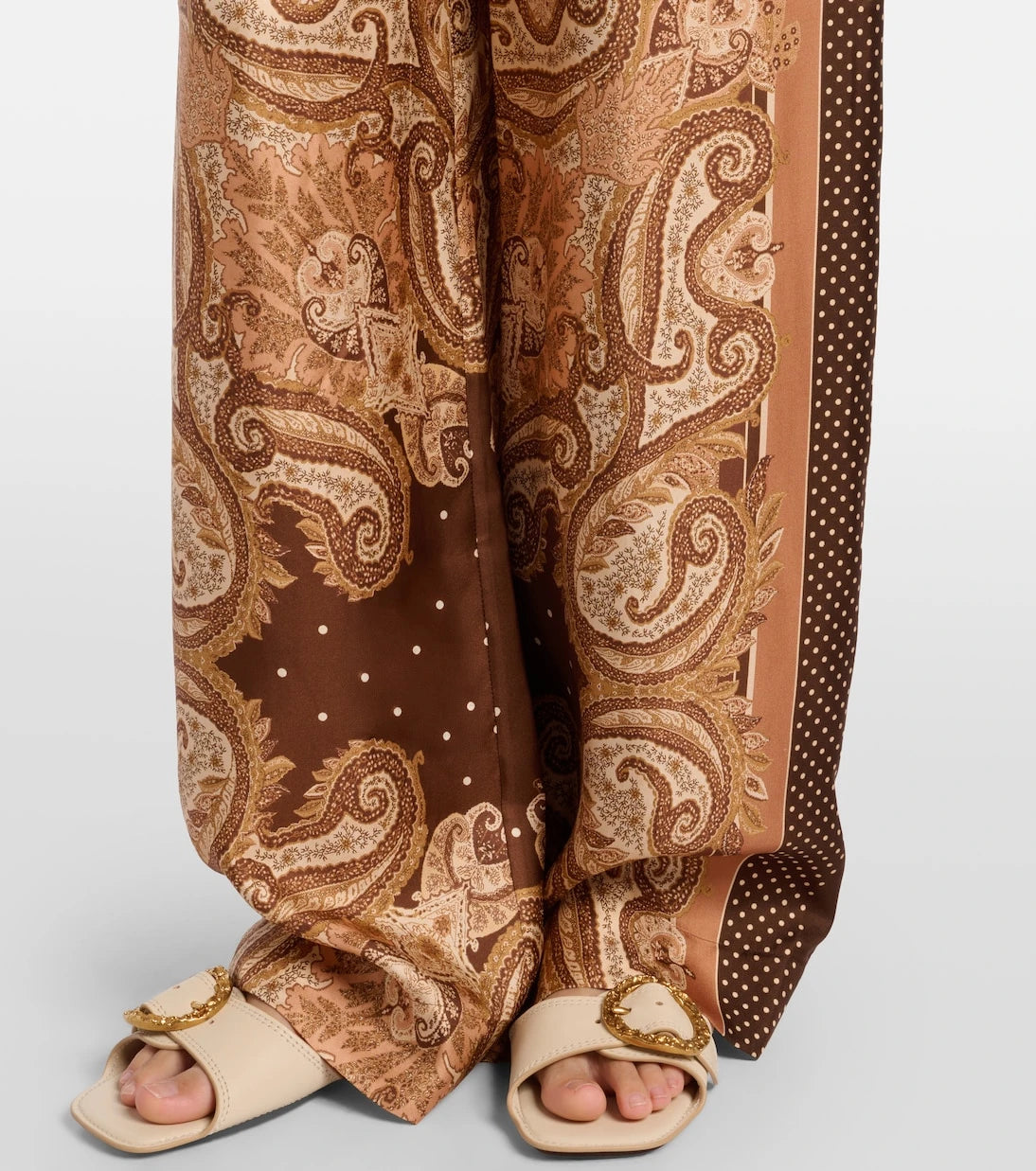 Zimmermann - Luna paisley silk palazzo pants