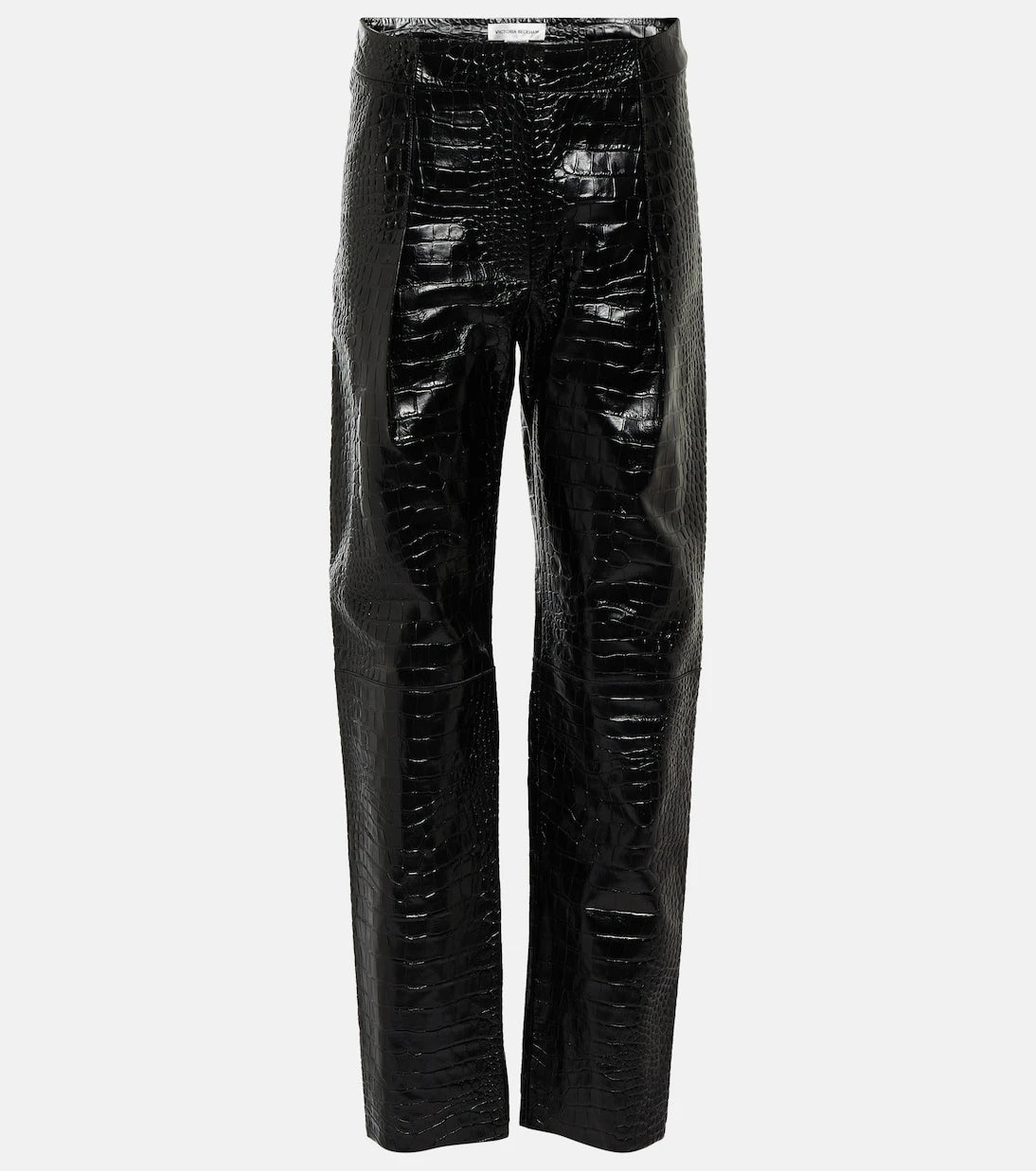 Victoria Beckham - High-rise leather leggings