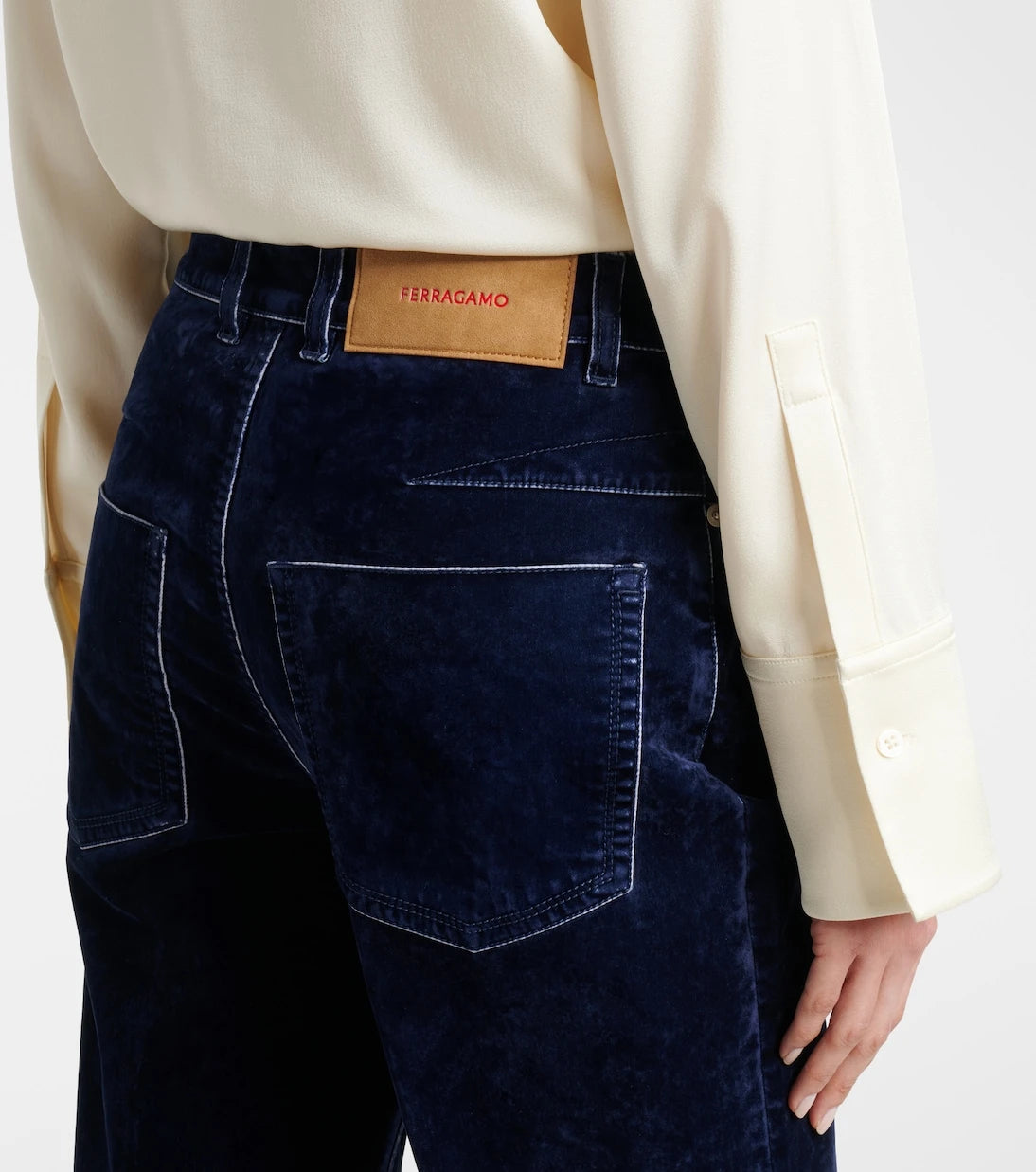 Ferragamo - Düz kesim jean pantolon