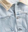 Drôle De Monsieur Blue Cord-Collar Denim Jacket
