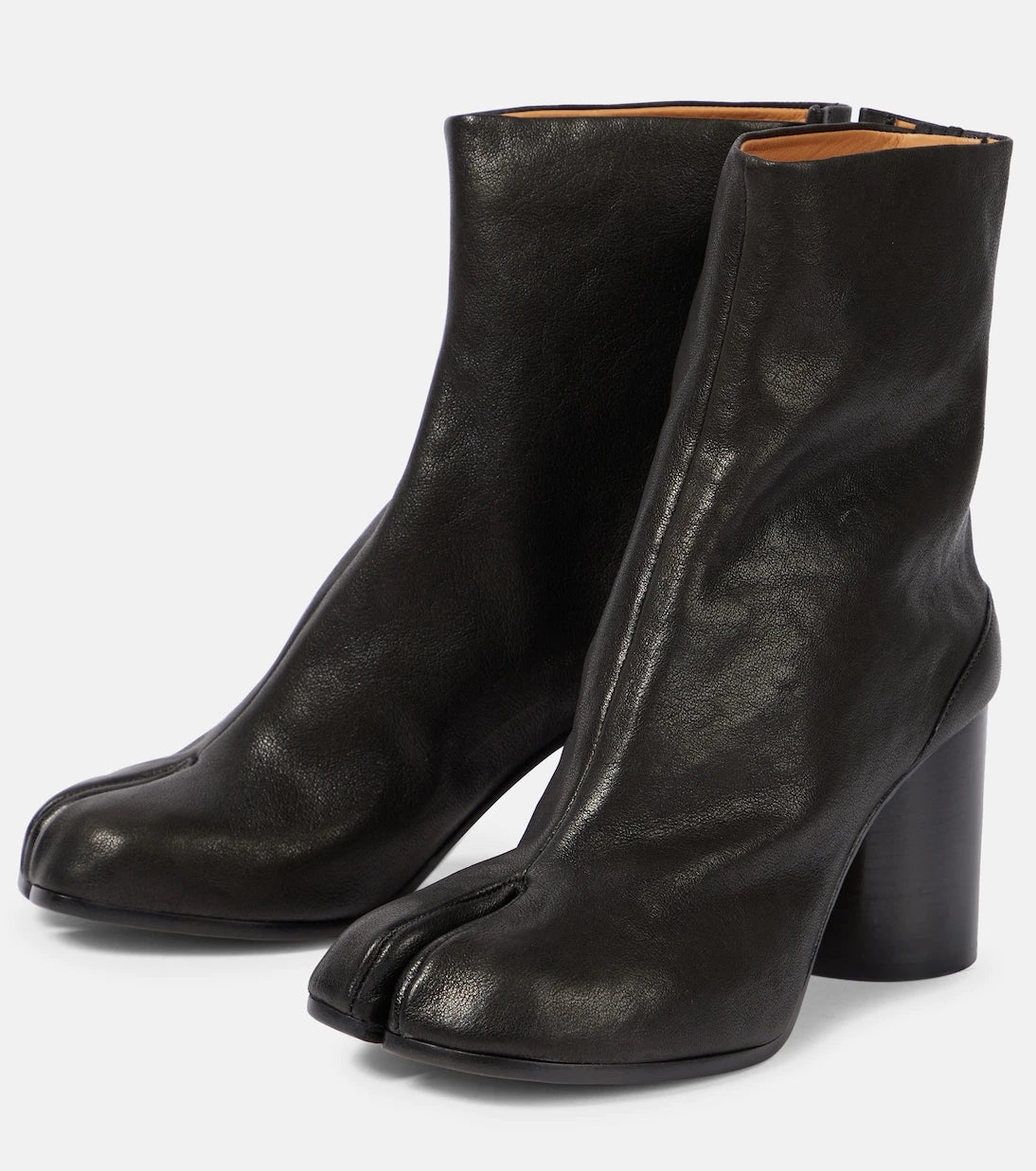 Maison Margiela - Tabi leather ankle boots