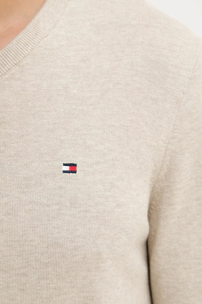 Tommy Hilfiger erkek pamuklu kazak