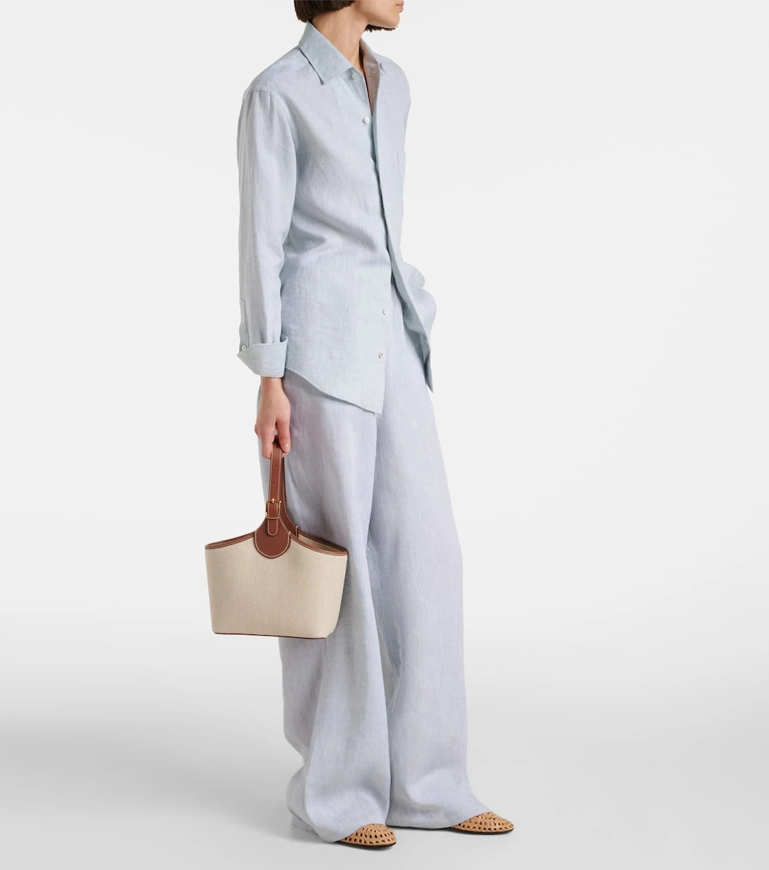 Loro Piana - حقيبة حمل قماشية بوبين