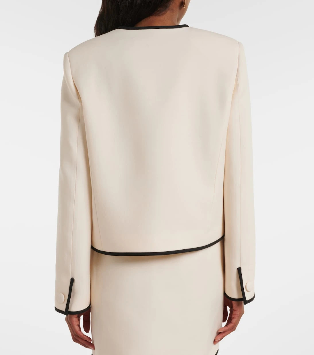 Valentino - Crepe Couture scalloped jacket