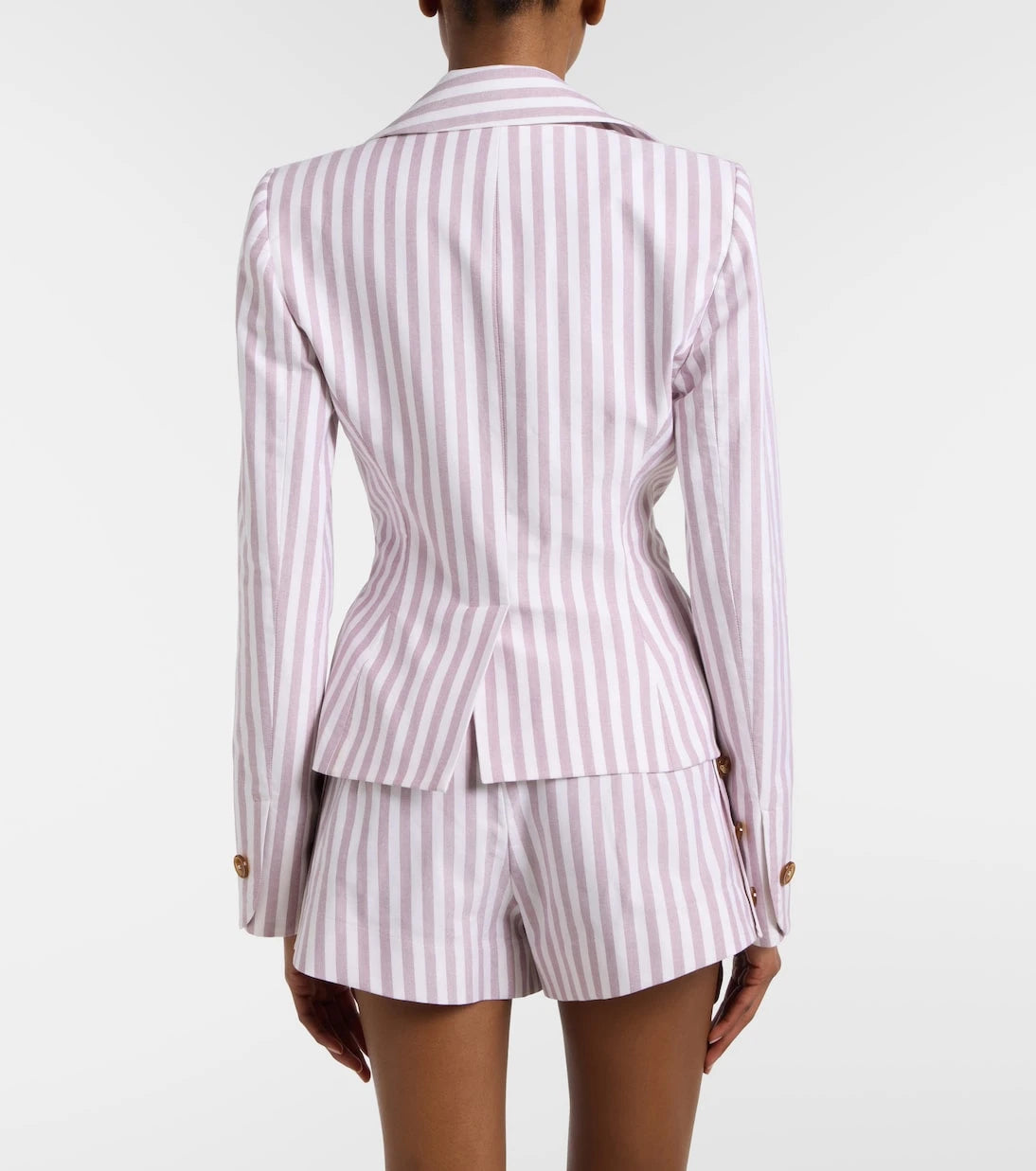 Vivienne Westwood - Drunken Tailored striped cotton jacket
