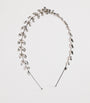 Jennifer Behr Silver Crystal-Embellished Vianca Headband