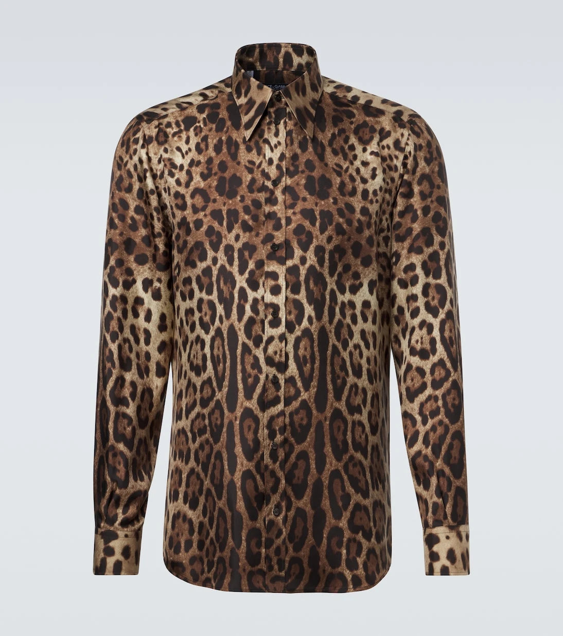 Dolce&Gabbana - Leopard-print silk shirt