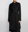Joseph Black Double Face Cashmere Cenda Long Coat