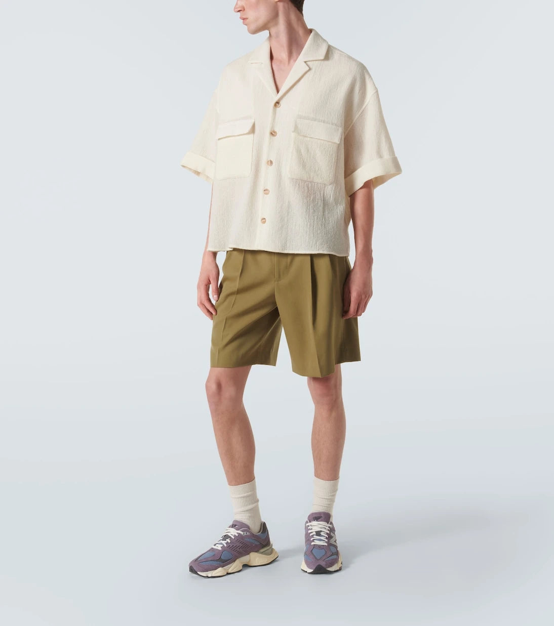 New Balance - 9060 leather sneakers