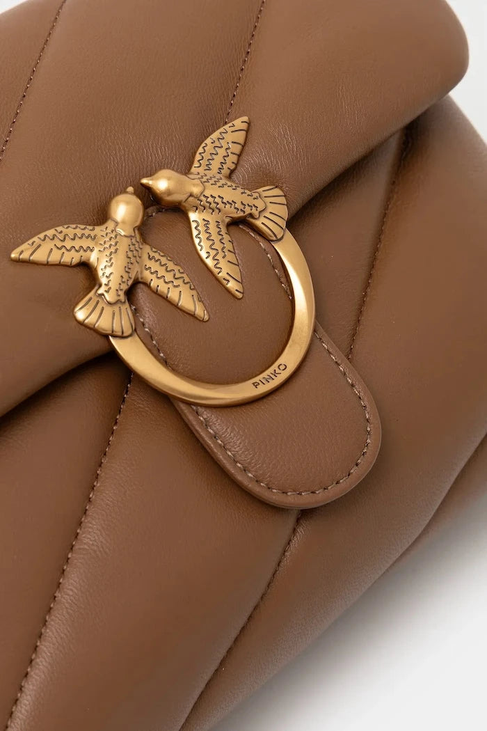 Pinko kadın deri crossbody çanta