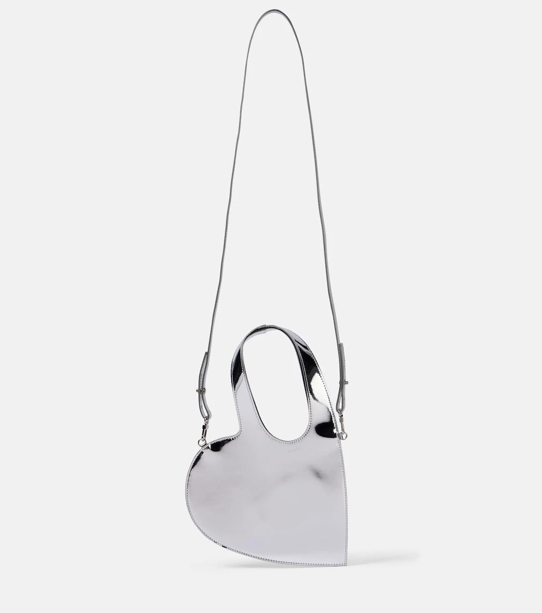 Coperni - Baby Heart mirrored leather crossbody bag