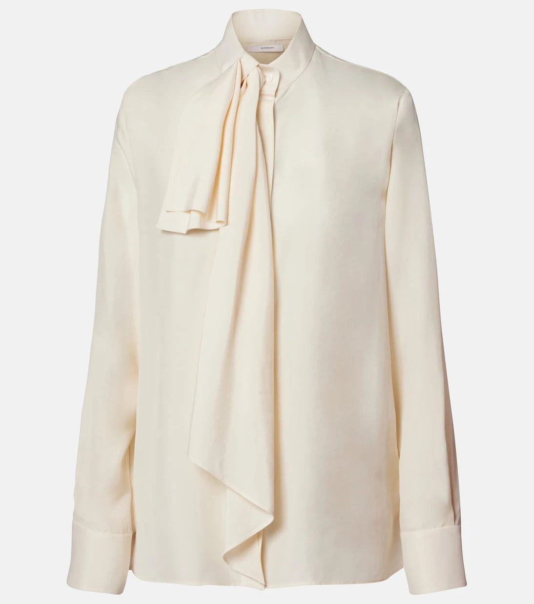 Givenchy - Fiyonk detaylı ipek bluz