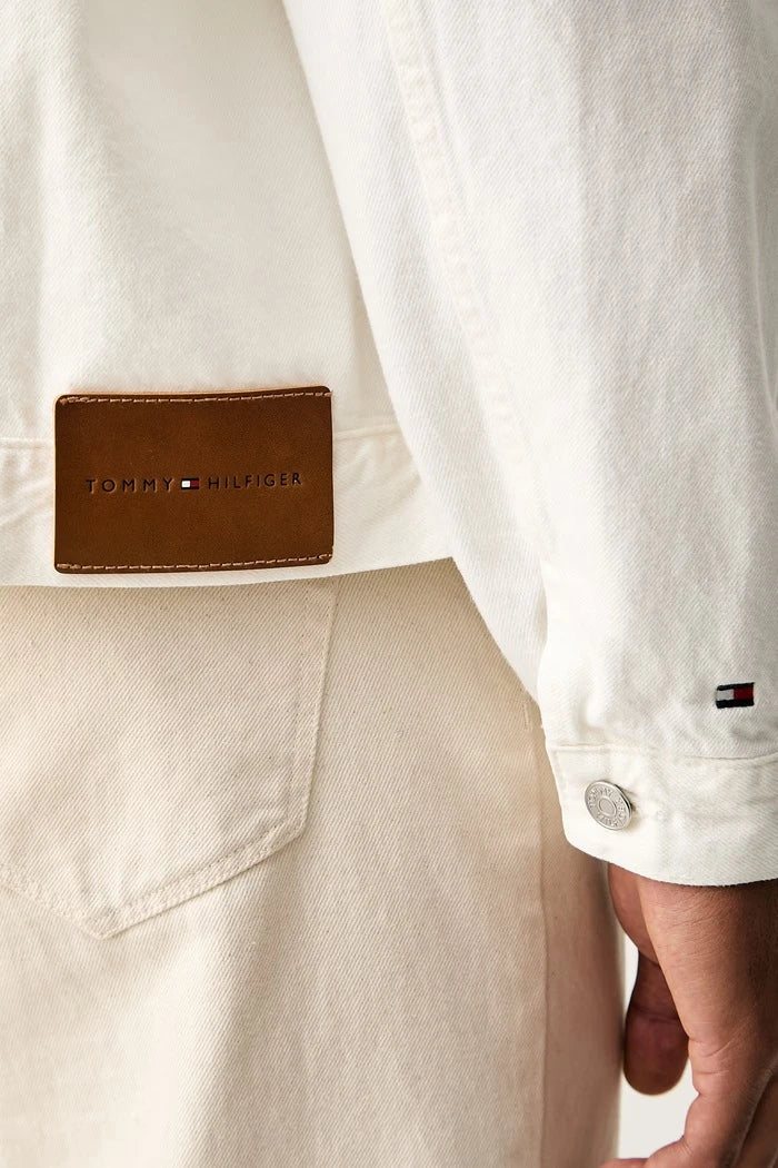 Tommy Hilfiger denim geçiş ceketi erkek
