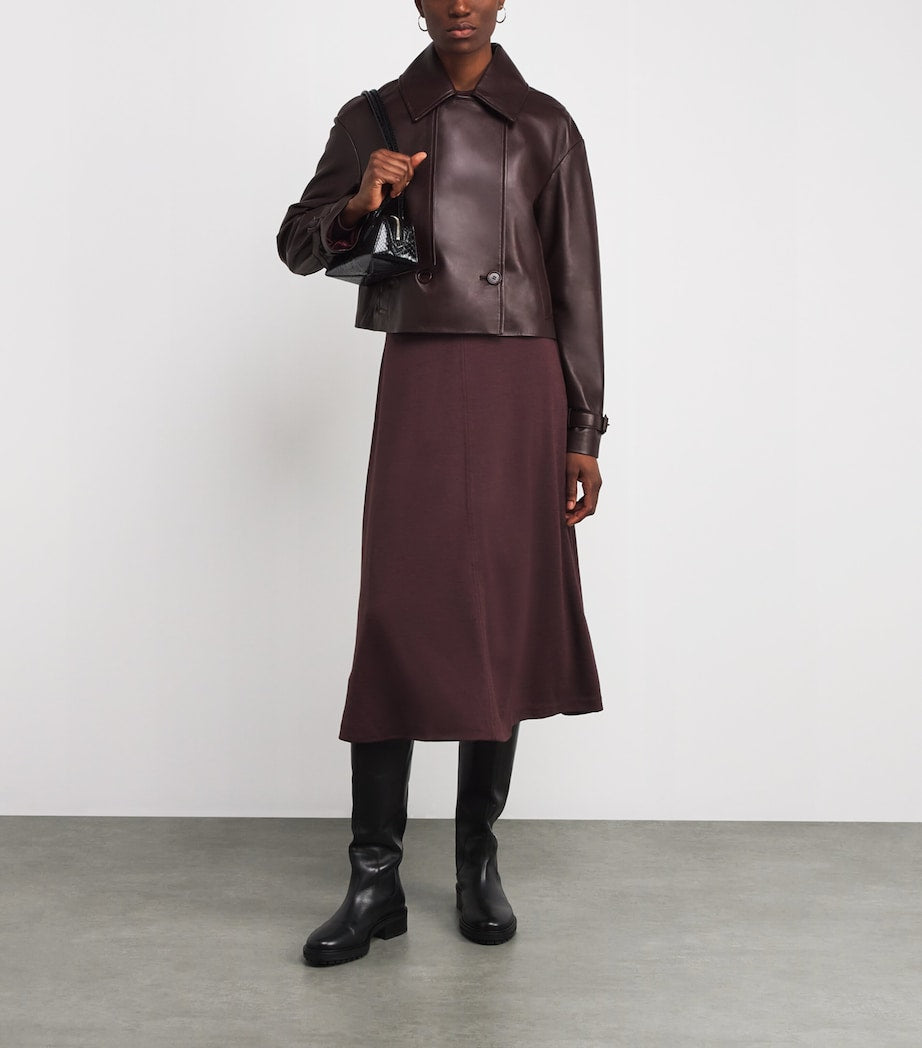 Red Blaise Leather Jacket