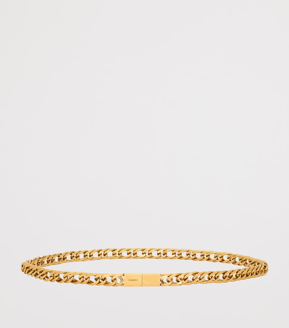 Clear Thin Chain Belt