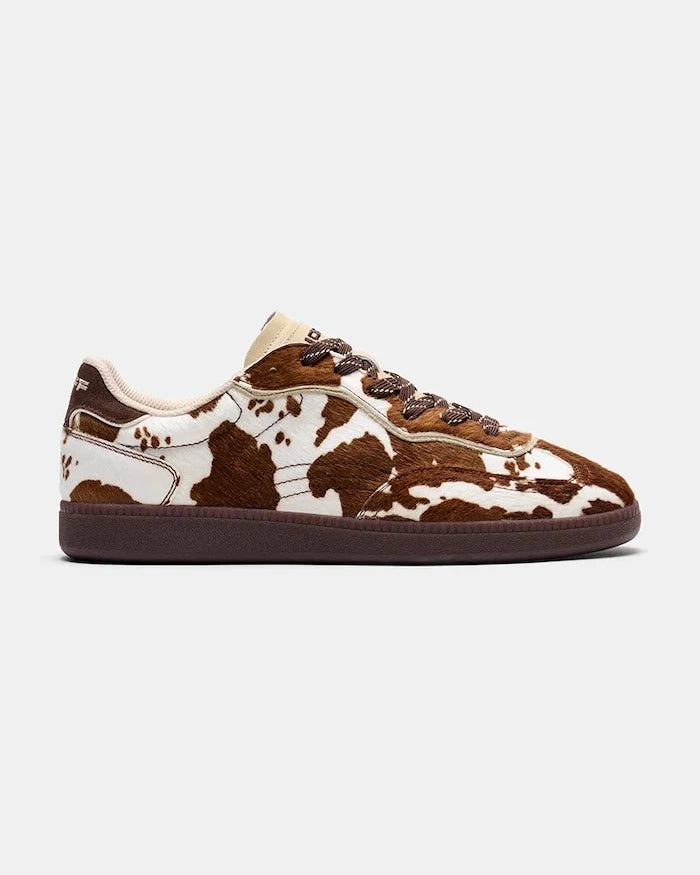 Hoff PARK PRINT BROWN kadın deri sneaker